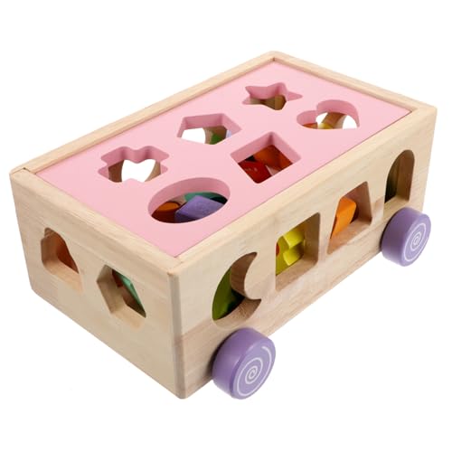 ifundom 1 Satz Tierbaustein Auto Animals Toys for Puzzle Children's Handmade Toy spielzeuge für bausteine Auto Frühpädagogisches LKW aus Holz hölzern Colorful ifundom 1 Satz Tierbaustein Auto Animals Toys for Puzzle Children's Handmade Toy spielzeuge für bausteine Auto Frühpädagogisches LKW aus Holz hölzern Colorful von ifundom