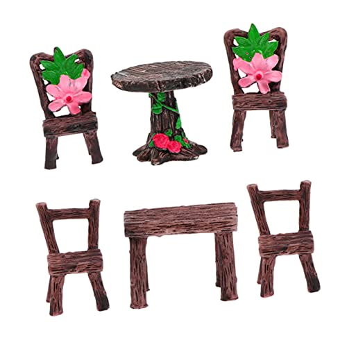 ifundom 1 Satz Tisch- Und Stuhlset Gartenzubehör Winzige Möbel Miniaturmöbel Mikrostühle Miniaturen Mini-möbelstütze Miniaturtisch Miniaturstühle Zum Basteln Harz Kaffee 6 Stück ifundom 1 Satz Tisch- Und Stuhlset Gartenzubehör Winzige Möbel Miniaturmöbel Mikrostühle Miniaturen Mini-möbelstütze Miniaturtisch Miniaturstühle Zum Basteln Harz Kaffee 6 Stück von ifundom