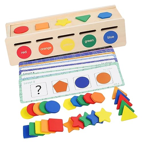 ifundom 1 Satz Von Holzssensory Toys Holzsortierung Matching Box Toys Lernspielzeug Kinder Frühes Bildungsspielzeug ifundom 1 Satz Von Holzssensory Toys Holzsortierung Matching Box Toys Lernspielzeug Kinder Frühes Bildungsspielzeug von ifundom