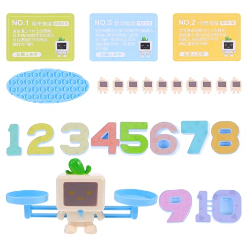 ifundom Stem-lernwerkzeugspiel – Spielzeug Mit Digitaler Waage Mathe-lernspielzeug Zahlen-lernspiele Lernspielzeug Für Kinder von ifundom