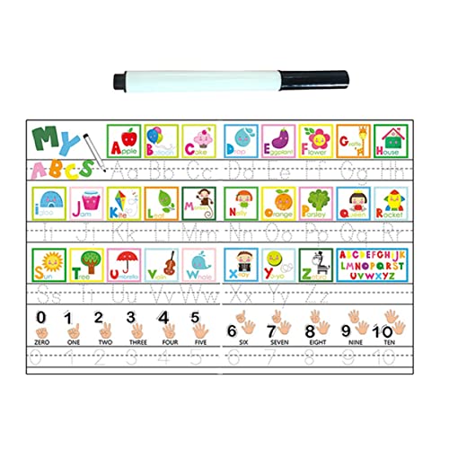 ifundom 1 Satz Wandaufkleber Magnetstreifen-Whiteboard Radiergummis großes Whiteboard kinderzimmer wandsticker Wall Stickers for Room Aufkleber Studieren Buchstabenlernaufkleber PVC von ifundom