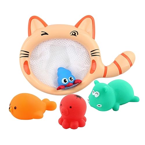 ifundom 1 Set Baby-badefisch-Spielzeug Wasserspielzeug Für Kinder Mit Cartoon-Katze Lustiges Badespielzeug Für Kleinkinder ifundom 1 Set Baby-badefisch-Spielzeug Wasserspielzeug Für Kinder Mit Cartoon-Katze Lustiges Badespielzeug Für Kleinkinder von ifundom