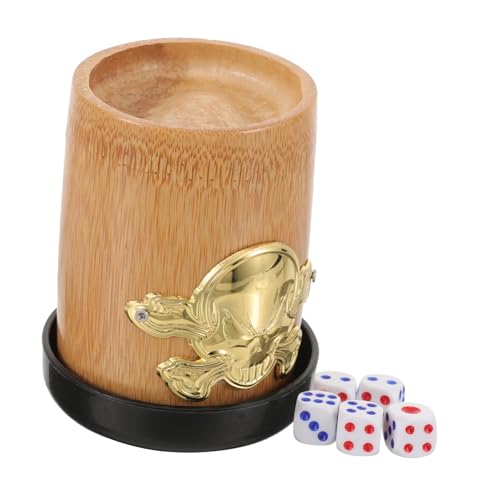 ifundom Würfelbecher-Set Mit Würfelbecherhalter Mit - Für Bars Und Partys Tragbares Leichtes Glattes Spielzubehör Aus Kunststoff Für Unterhaltung von ifundom