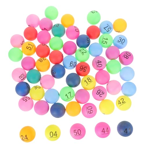 ifundom 60 Stück Bunte Tombola Bälle 1-60 – Hohle Bingo Kugeln aus Kunststoff für Spiele Partys und Freizeitaktivitäten für Spendenaktionen und Klassenzimmer ifundom 60 Stück Bunte Tombola Bälle 1-60 – Hohle Bingo Kugeln aus Kunststoff für Spiele Partys und Freizeitaktivitäten für Spendenaktionen und Klassenzimmer von ifundom