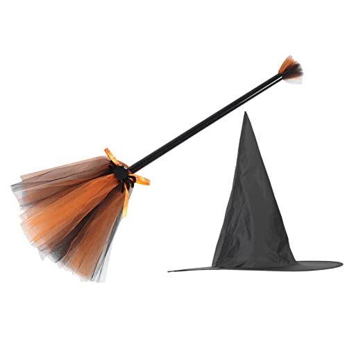 ifundom 1 Satz Zauberbesen Hexenbesen Kostümbesen Hexenhüte Für Frauen Halloween-besen Hexenkostüm Zauberer Besen Orange Plastik ifundom 1 Satz Zauberbesen Hexenbesen Kostümbesen Hexenhüte Für Frauen Halloween-besen Hexenkostüm Zauberer Besen Orange Plastik von ifundom