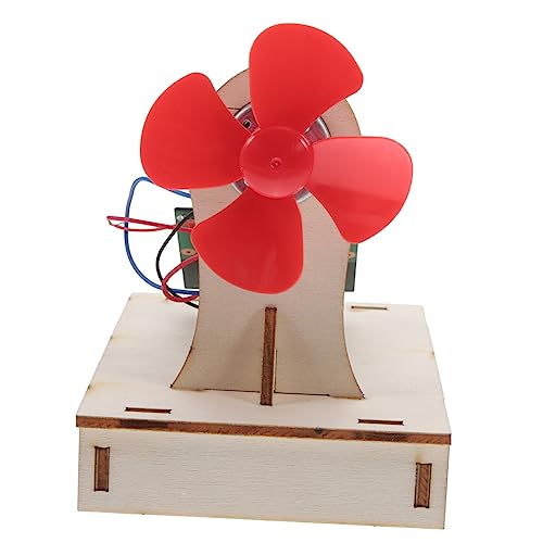 ifundom 1 Satz experimente Experiment solar Powered Fan DIY-Solarbausatz heizlüfter solarbetrieben DIY-Vorbau-Kits Kit für pädagogische Experimente hölzern von ifundom