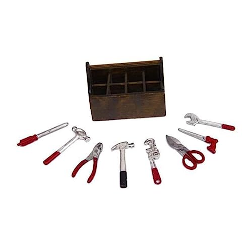 ifundom 1 Set Miniatur- -werkzeugsatz Mini-Werkzeuge Im Maßstab 112 Für Die Dekoration Realistisch Und von ifundom