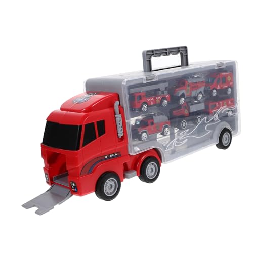 ifundom 1 Satz puppenwagen für kinderspielzeug Auto Spielzeugauto für Rollenspiele Jungs Toy Cars Kleinkind-LKW Kinderauto Spielzeugautos Plastik rot von ifundom