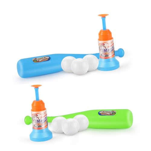 ifundom Baseball Pitching Maschine für Kinder Kreatives Baseball Trainer Spielzeug Outdoor Übungsspielzeug für Motorik und Koordination Sicheres Kunststoff Design für Drinnen und Draußen von ifundom