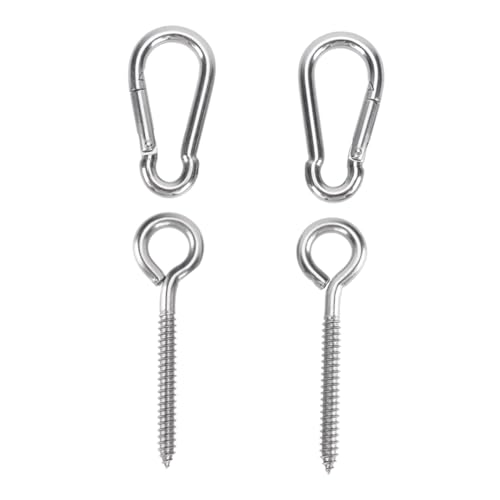 ifundom 6 X 80 Mm Federhaken Schaukel-festhaken Hängesessel-zubehör Hängemattenhaken Verbindungsschnallen-Set Zur Verwendung ifundom 6 X 80 Mm Federhaken Schaukel-festhaken Hängesessel-zubehör Hängemattenhaken Verbindungsschnallen-Set Zur Verwendung von ifundom
