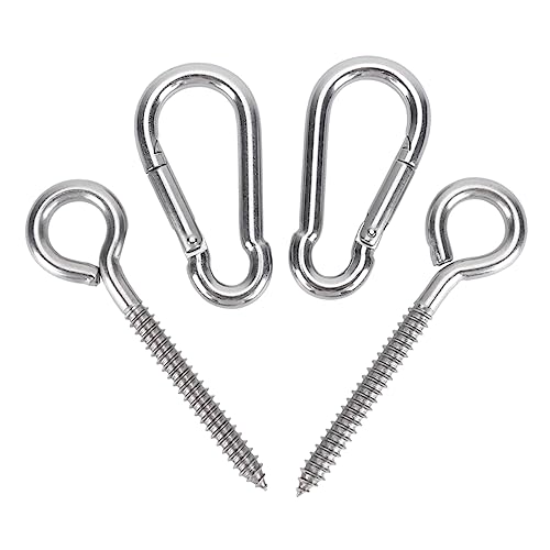 ifundom 1satz Hängesessel Aufhängeset Mit Metallhaken Stabile Verbindungselemente Für Innen Und Außenbereich Für Hängematten Schaukeln Und Fitnessgeräte ifundom 1satz Hängesessel Aufhängeset Mit Metallhaken Stabile Verbindungselemente Für Innen Und Außenbereich Für Hängematten Schaukeln Und Fitnessgeräte von ifundom