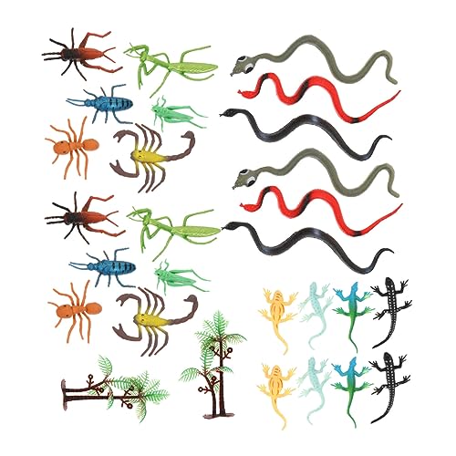 ifundom 1 Set 28 Teiliges Simulations Insektenmodell Kinderspielzeug Mini Simulationstierspielzeug Spielzeugfiguren Lernspielzeug Realistisches Simulation Simulationsmodelle von ifundom