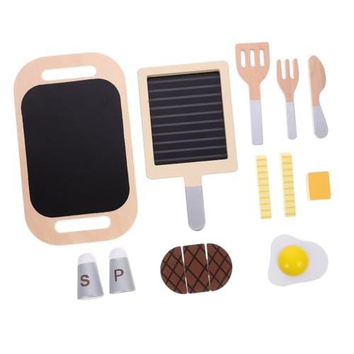 ifundom 1 Set Aus Holz Geschnittenes Steak Kleinkinder Party Steaks Kinderspielzeug Fake Food Für Babys Kleinkind Lebensmittel Kleinkind Spiel Lebensmittel Küchenzubehör von ifundom