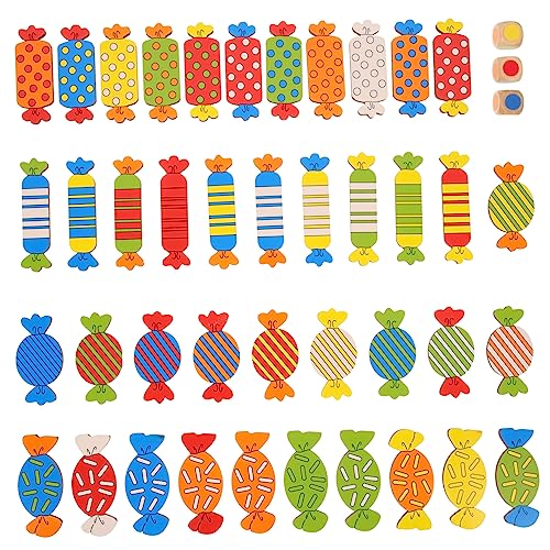 ifundom 1 Set Bonbonfarben Matching Kinderspielzeug Kinderpuzzles Kinderpuzzles Gedächtnistrainingsspielzeug Kognitionsspielzeug Lernspielzeug Für Logik Denktrainingsspielzeug von ifundom