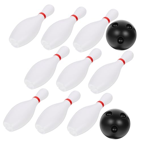 ifundom 1 Set Bowling Ball Spiel Laufstall Mini Pool Zappeln Bowling Outdoor Bowling Kunststoff von ifundom