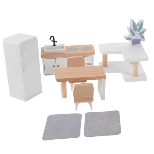 ifundom 1 Set Dekorative Mini-hausdekoration, Bezaubernde Miniaturmöbel, Mini-küchenmöbel- von ifundom