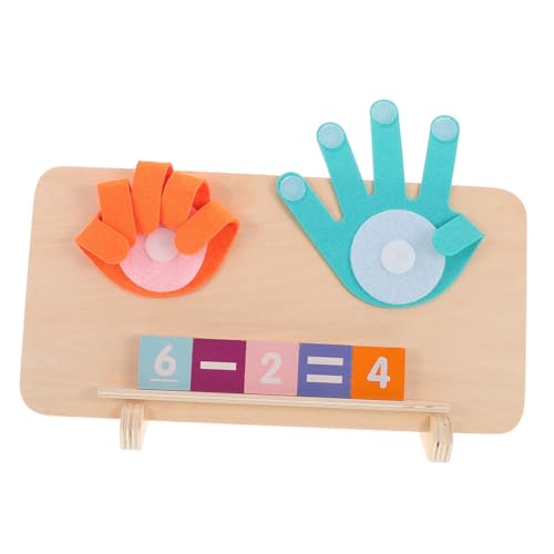 ifundom 1 Set Fingerzähl-mathematikspielzeug, Pädagogisches Werkzeug, Kindergarten-mathespiele Für Kinder, Manipulatives, Zahlenzählblöcke, Vorschul-lernspielzeug von ifundom