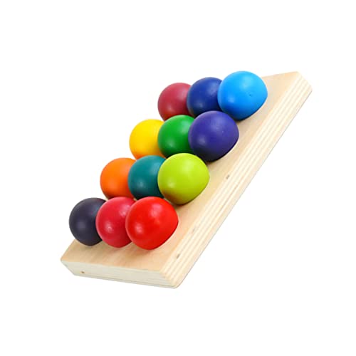 ifundom Pädagogisches Zuordnungsspiel-Spielzeug Holz Sortierspielzeug-Set Stapelspielzeug von ifundom