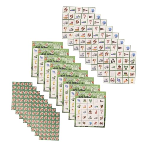 ifundom Your Football Party 1 Set Papierspielkarten Fußball-partyzubehör Wiederverwendbare Sportspielkarten Dekorationen von ifundom