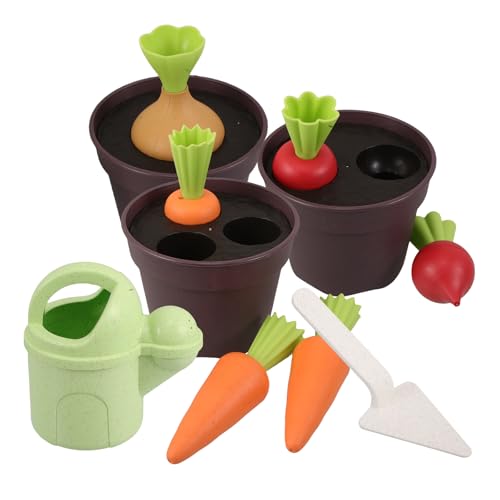 ifundom 1 Set Gartengeräte für Kinder, Sandschaufel für Kinder, Sand- und Strandspielzeug, Gießkannenspielzeug, lebensechtes künstliches Gemüse, Lehrfoto ifundom 1 Set Gartengeräte für Kinder, Sandschaufel für Kinder, Sand- und Strandspielzeug, Gießkannenspielzeug, lebensechtes künstliches Gemüse, Lehrfoto von ifundom