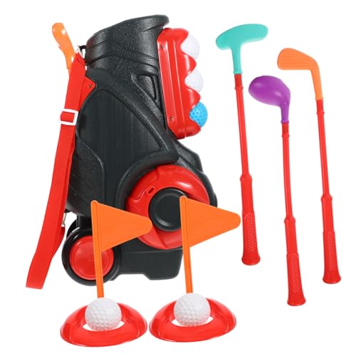 ifundom 1 Set Golfspielzeug Golfbrett Golfschläger Kleinkind Golfschläger Golfspielzeug Golf Golfen Outdoor Kunststoff Golfbälle Für Golf Bauchmuskeln Schwarz von ifundom