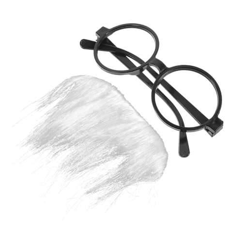 ifundom 1 Set Halloween Falscher Bart Fuzzy Nase Brille Vollbart Schnurrbart Künstlicher Falscher Bart Urlaub Gesichtsbehandlung Cosplay Falscher Bart Elektrorasierer Bartschneider ifundom 1 Set Halloween Falscher Bart Fuzzy Nase Brille Vollbart Schnurrbart Künstlicher Falscher Bart Urlaub Gesichtsbehandlung Cosplay Falscher Bart Elektrorasierer Bartschneider von ifundom