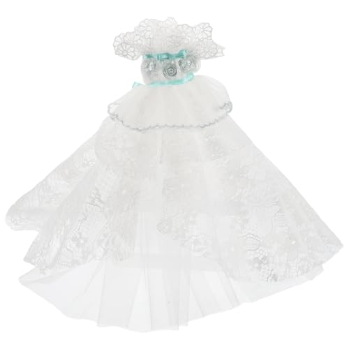 ifundom 1 Set Handgemachtes Mini Hochzeitskleid Für Puppen Elegantes Spitzenkleid Mit High Heels Dekoratives Festliches Outfit Für Puppen DIY Zubehör Für Modedolls ifundom 1 Set Handgemachtes Mini Hochzeitskleid Für Puppen Elegantes Spitzenkleid Mit High Heels Dekoratives Festliches Outfit Für Puppen DIY Zubehör Für Modedolls von ifundom