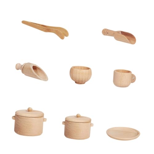 ifundom Entwickeltes Kinderhirn – 1 Set Simulationsgeschirrspielzeug Aus Holz Sicher Und Lehrreich Für Kleinkinder ifundom Entwickeltes Kinderhirn – 1 Set Simulationsgeschirrspielzeug Aus Holz Sicher Und Lehrreich Für Kleinkinder von ifundom