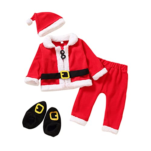 ifundom 1 Set Kinder Weihnachten Kleidung Anzug Entzückender Kleidung Santa Claus Kleidung (wie Gezeigt) von ifundom