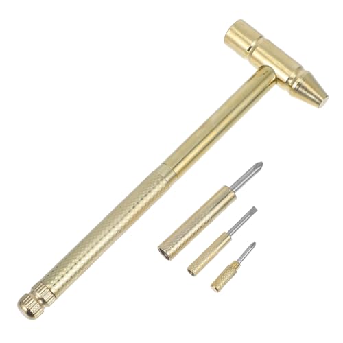 ifundom 1 Set Kleiner Metallhammer Mini Hammer Drehmomentschraubendreher Kraftschraubendreher Kleine Schrauben Hammer Schlagspielzeug von ifundom