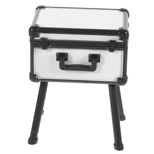 ifundom 1 Set Kosmetikkoffer Makeup Caddy Makeup Bag Kosmetik Für Mini House Kosmetikmodell Für Puppenhaus Mini Kosmetik Für Puppenhaus Kosmetikspielzeug Für Party Kunststoff von ifundom