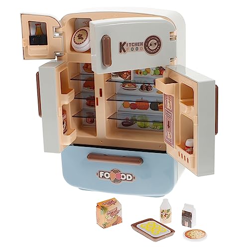 ifundom 1 Set Küche Simulation Puppenzubehör Puppenhausmöbel Spielzeug Winzige Hausgeräte Spielzeugkühlschrank Für Kinder Miniaturzubehör Minimöbel von ifundom