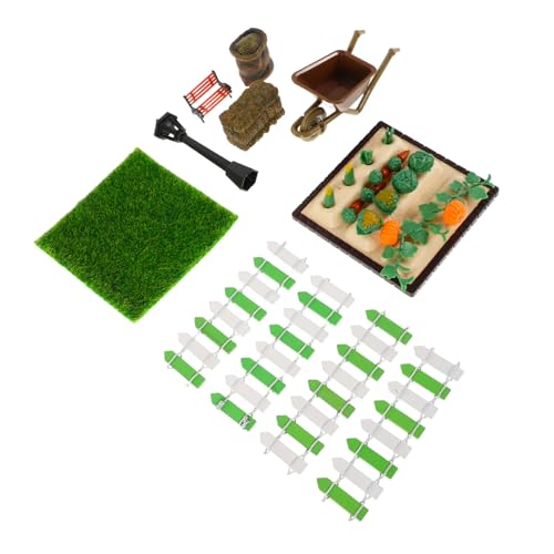 ifundom Mini-gemüsefarm-Set – Puppenhaus-Accessoire Für Kinder – Foto-Requisite Landschaftsdekor Bjd-mini- -Ornament Lernspielzeug von ifundom