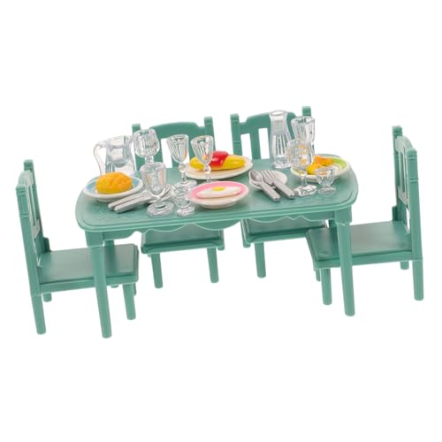 ifundom 1 Set Mini Küchenspielzeug Esstisch Esstischzubehör Für Mädchen Puppenmöbel Mädchenspielzeug Wohnaccessoires Esszimmerstuhl Mädchenspielzeug Mini Spielzeughaus ifundom 1 Set Mini Küchenspielzeug Esstisch Esstischzubehör Für Mädchen Puppenmöbel Mädchenspielzeug Wohnaccessoires Esszimmerstuhl Mädchenspielzeug Mini Spielzeughaus von ifundom