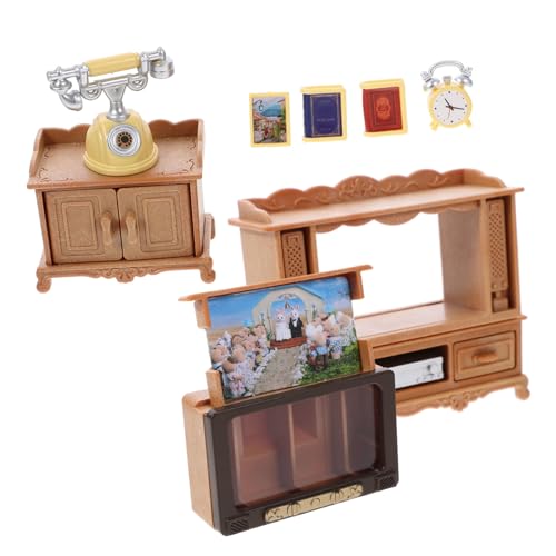 ifundom 1 Set Miniatur Handwerk Decor Kunststoff Puppe Einrichtung Mini Möbel Ornament DIY Puppenhaus Möbel von ifundom