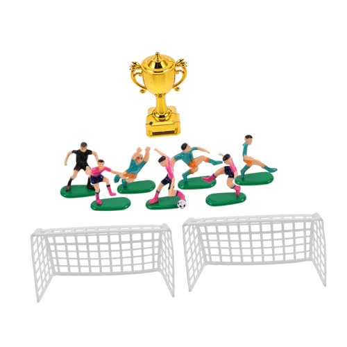 ifundom Puppenhaus Miniatur Fußball Trophäe Elegante Gold Finish Miniatur Fußball Modell von ifundom