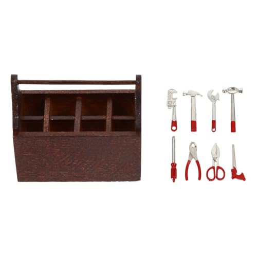 ifundom 1 Set Minihouse-zubehör Mini-Gadgets Schere Hammer Gadgets Zubehör-Box ifundom 1 Set Minihouse-zubehör Mini-Gadgets Schere Hammer Gadgets Zubehör-Box von ifundom