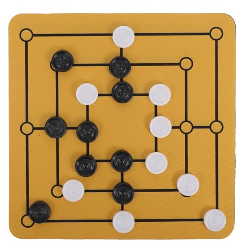 ifundom 1 Set Morris Brettspiel Tragbares Strategiespiel Für 2 Spieler Für Erwachsene Kinder Familie Freunde Party Weihnachten Geburtstag ifundom 1 Set Morris Brettspiel Tragbares Strategiespiel Für 2 Spieler Für Erwachsene Kinder Familie Freunde Party Weihnachten Geburtstag von ifundom
