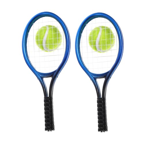 ifundom 1satz Miniatur Tennis Set Für Puppenhaus Realistische Tennisrackets Und Bälle Dekorative Sportzubehör Für Miniatur-szenen Und Fotografie Teiliges Set ifundom 1satz Miniatur Tennis Set Für Puppenhaus Realistische Tennisrackets Und Bälle Dekorative Sportzubehör Für Miniatur-szenen Und Fotografie Teiliges Set von ifundom