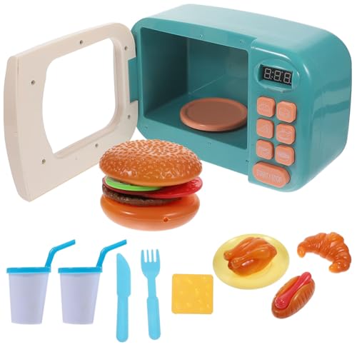 ifundom 1 Set Puppenhaus-mikrowellen-Spielzeug-Set, Lustiges Kinder-mikrowellen-Modell-Spielzeug von ifundom