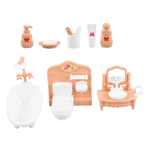 ifundom 1 Set Realistic Micro Badezimmer Set Dollhouse Miniaturmöbel Mini Badezimmer Möbel Mit Toilettenbecken Badewanne Spiegel Ideal Für Kreatives Spiel ifundom 1 Set Realistic Micro Badezimmer Set Dollhouse Miniaturmöbel Mini Badezimmer Möbel Mit Toilettenbecken Badewanne Spiegel Ideal Für Kreatives Spiel von ifundom