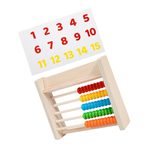 ifundom 1 Set Rechengestell Für Kinder, Rechenabakus, Perlen, Bunte Perlen, Mathematik-lehrmittel von ifundom