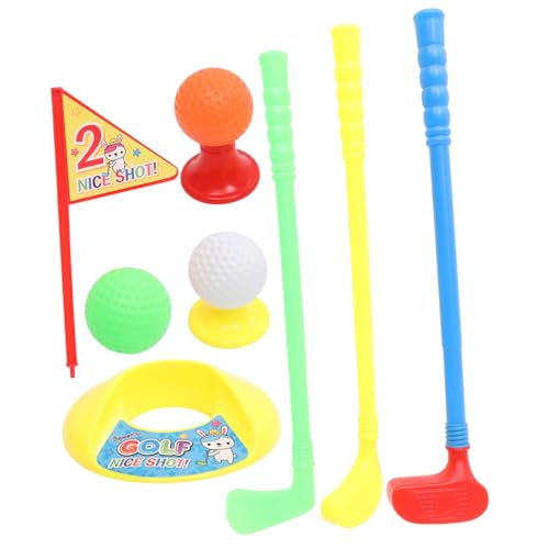 ifundom 1 Satz Golfspielzeug Lernspielzeug für Kleinkinder Minigolf Babyspielzeug aus Holz Spielzeuge Kinderspielzeug Interaktives Spielzeug für Kinder Sport einstellen Spielset Ausrüstung von ifundom