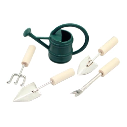 ifundom 1 Set Simulation Wasserkocher Werkzeug Werkzeuge Puppenhaus Zubehör Puppen Mini Gießkanne Mini Gartenwerkzeug Modell Mini Garten Szenen Miniatur Farm Werkzeug Mini von ifundom