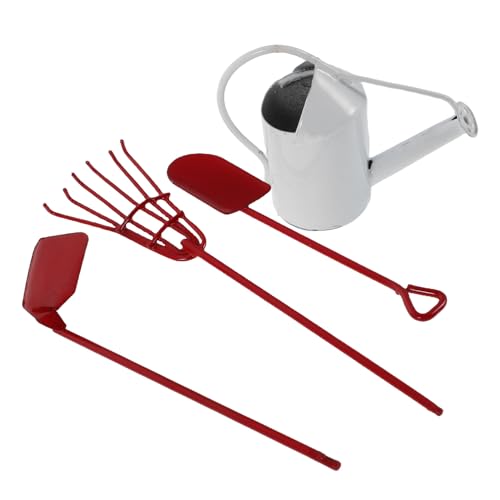 ifundom 1 Set Sukkulenten Werkzeug Set Miniatur Sukkulenten Hacke Schaufel Rechen Und Gießkanne – Miniatur Werkzeuge Aus Metall Für Den Und Außenbereich von ifundom