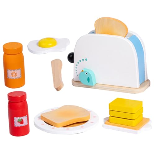 ifundom 1 Set Toaster Spielzeugküche Brotbackautomat Spielzeugküche Spielhaus Spielzeug Kinderspielhaus Spielzeug Küchenstütze Schöne Brotmaschine Spielzeug Spielküchenzubehör von ifundom