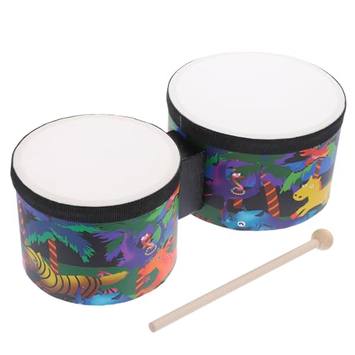 ifundom 1 Set Trommeln Mit Trommelstock Musikinstrumente Für Erwachsene Kinderinstrumente Musikinstrumente Für Erwachsene Musikinstrument Schlagtrommel Bongos Für Trommelholz von ifundom