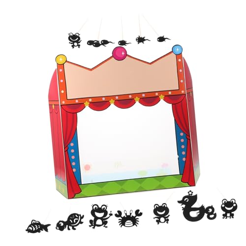 ifundom 1 Set Wissenschaftsexperiment Handschattenpuppen Schattenpuppenspiel DIY-puppenspielzeug Theaterpuppe Schattenpuppenmaterialien DIY-schattenpuppe von ifundom