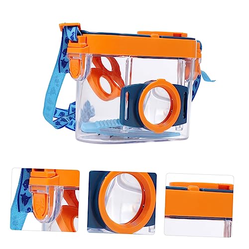 ifundom 1stück Junge Mädchen Insekten Beobachtungsbox Mit Lupen Für Schulprojekte Transparenter Käfig Für Erkundung Von Insekten Blumen Und Kleinen Objekten Outdoor Spielzeug Für von ifundom