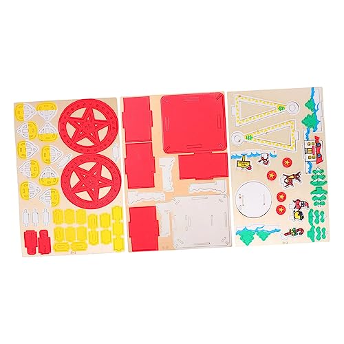 ifundom 1 Stück Christbaumschmuck Hangtag Weihnachtsdekoration Puzzle- Pädagogisches Pädagogisches Puzzle Puzzlespielzeug Holz von ifundom
